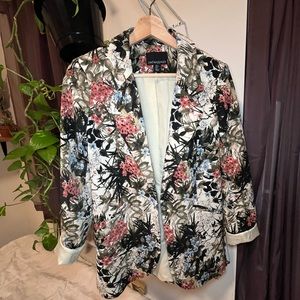 Floral blazer